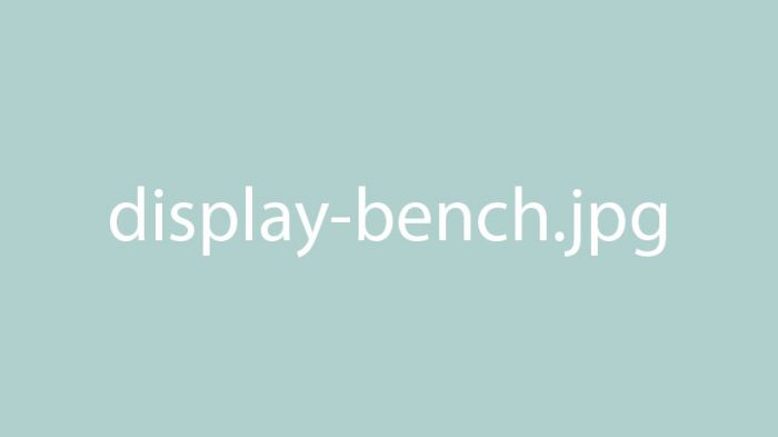 Display Bench